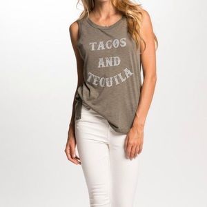 Tacos and tequila screen tee